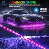 MICTUNING N8 RGBW Underglow Chasing Lights for Car with Remote