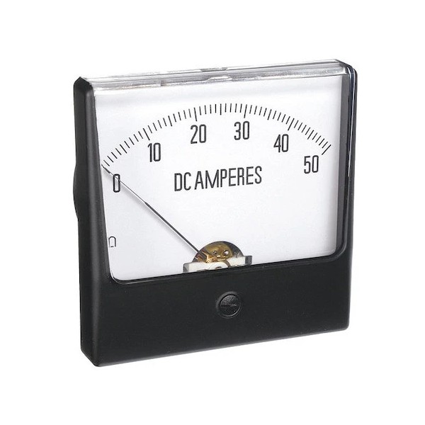 Zoro Select 12G383 Analog Panel Meter,Ac Current,0-25 Ac A
