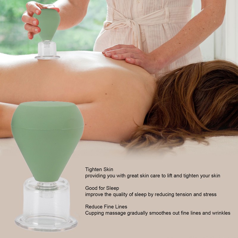 4Pcs Facial Cupping Therapy Set Help Sleep Tighten Skin Reduce