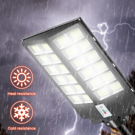 High Power Solar Street Light With Adjusted Brightness Motion Sensor Remote Control US Warehouse Ready for Engineering WholesaleEmitting Color: White, Lamp Power(W): BC024, Battery Capacity: 20000mAh