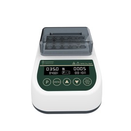 LABHOUSE Mini Digital Dry Bath Heater Thermostatic Incubator Heating Programmable Timer with 2ml*15 Centrifuge Tubes Heat Block