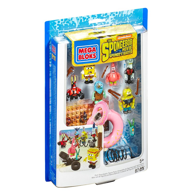 Mega Bloks SpongeBob Square Pants Post-Apocalypse Figure Pack