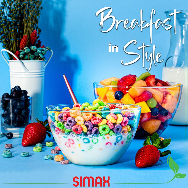 Simax Glass Serving Bowl Set: Borosilicate Glass Oven Safe Bowls