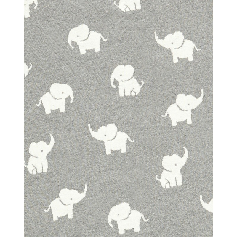 Mamas & Papas Welcome to The World Knitted Blanket, Elephant