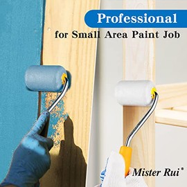 Mister Rui Rodillo de Pintura de Espuma, Paquete de 20 Rodillos de Espuma de 2 Pulgadas, Repuestos de Rodillos de Pintura de Espuma Pequeños, Mini Rodillos de Pintura de 2 Pulgadas, Mini Rodillos para