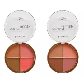Italia Deluxe Paleta De Rubor Y Bronceador Sunkissed Italia Deluxe