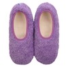 Snoozies Womens Purple Cloud 9 Solids Size Medium
