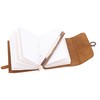 Gusti Leather Notebook Fedra - Diary Vintage Notebook Brown Leather
