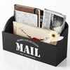 Mail Organizer, Mail Holder with 2 Slots, Mail Basket for