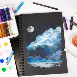 Mont Marte Oil Pastels Set - 36 Pieces - Soft Oil Pastels - Intense Colours, High Pigmentation - Ideal for Painting and Drawing