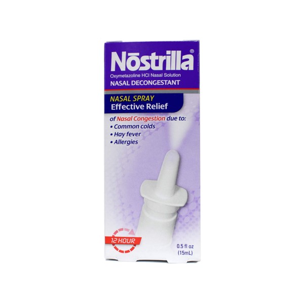 Nostrilla Nasal Decongestant Original Fast Relief 0.50 oz (Pack of 1)