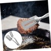 BIUDECO Cooking Gadgets Metal Spatula Stainless Steel Tong for Steak