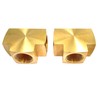 2pcs 1/2" x 1/2" x 1/2" NPT Female Pipe Tee