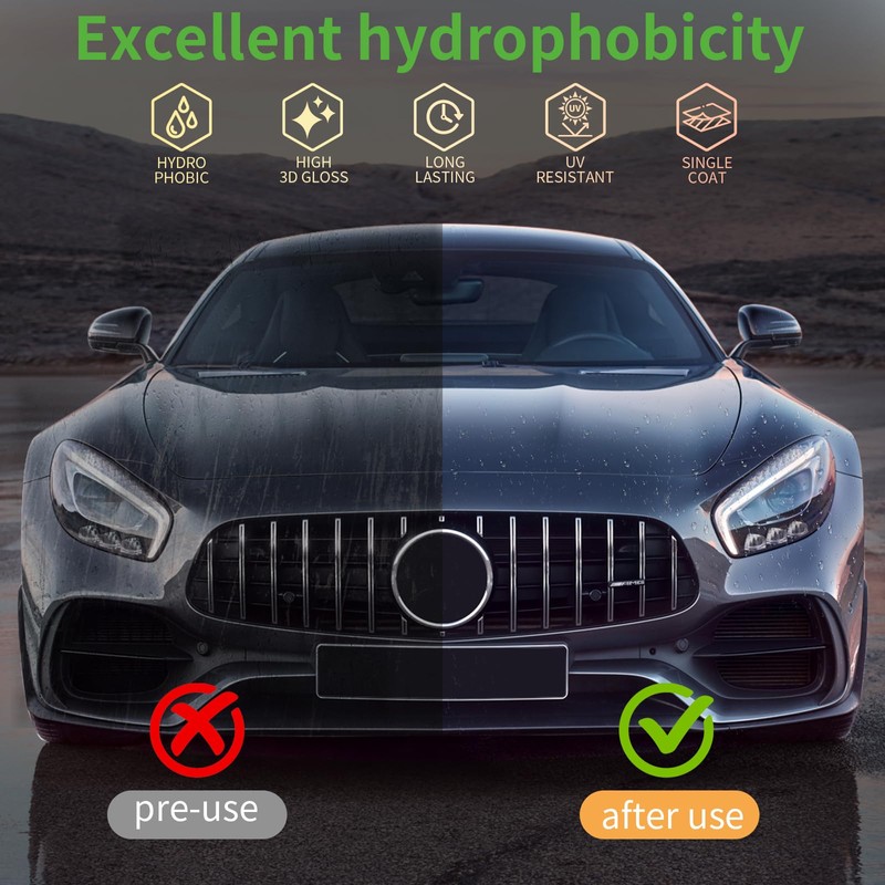 10H Ceramic Coating for Cars, Advanced Graphene Ceramic Coating for