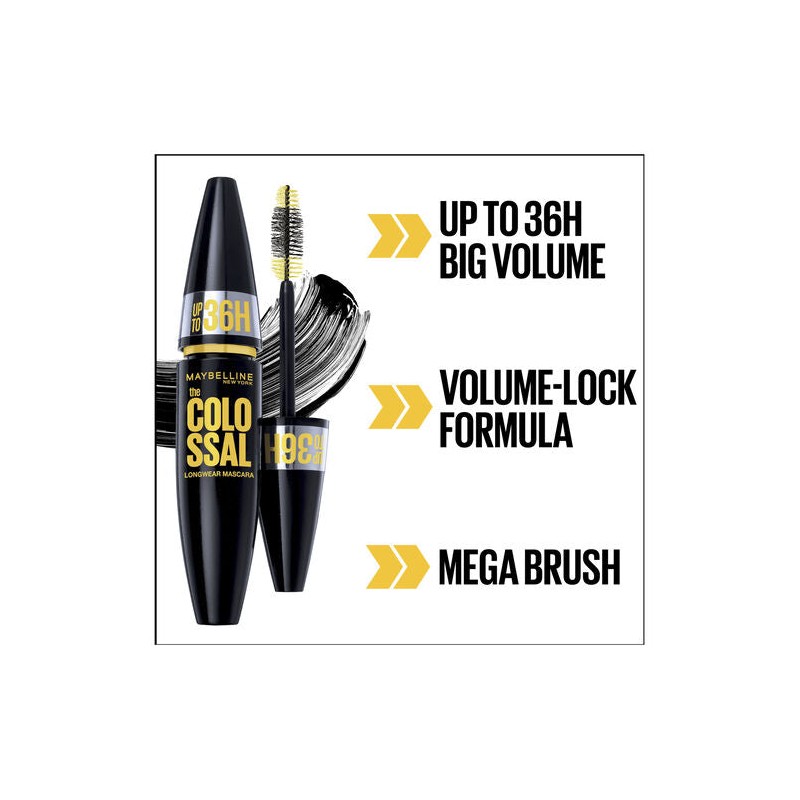 Maybelline Colossal Longwear 36 Hour Mascara Very Black
