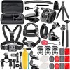 KLIOMAX 50 in 1 Action Camera Accessory Kit Compatible with