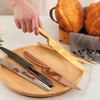 BISDARUN Steak Knife Set, 5 Piece Serrated Heavy Duty Stainless
