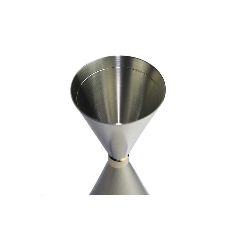 Mr Slim Jigger Cocktail Dispenser for Alcohol Silver 30-60ml Made