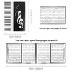 Music Folder 6 Sides for Music Sheets A4 Music Folder,
