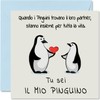 Cute Anniversary Card Wife Boyfriend Girlfriend - My Penguin -