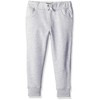 French Toast Girls' Toddler Fleece Jogger, Heather Gray, 3T