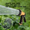 Etronic Heavy Duty Garden Hose Nozzle – 7 Spray Patterns,