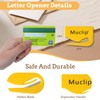 MUCLIP 2 Pack Letter Opener Set - Invisible Blade,Envelope Opener