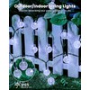 Brightown Solar String Lights Outdoor 60 Led 35.6 Feet 8