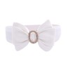 TeeYee Damen Mädchen Große Schleife Schnalle Verstellbare Elastische Breite Gürtel