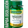 Nature's Bounty Melatonina 3 mg, apoya la relajación, promueve un