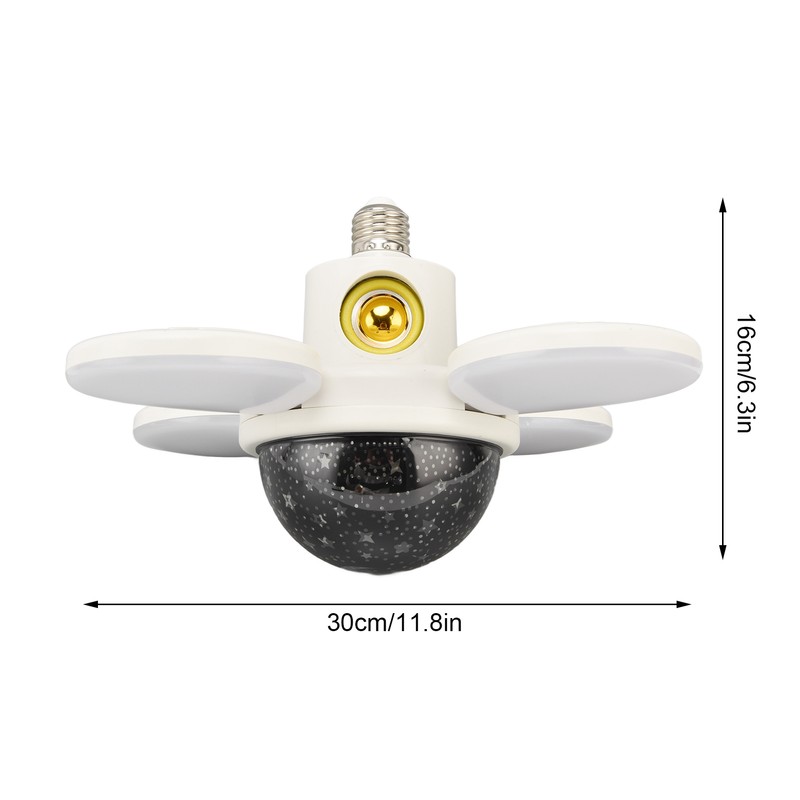 Bulb Speaker Adjustable Flexible RGB 48W E27 Lamp Head Eye