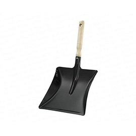 Turk 51200-01 Dustpan with Wooden Handle, Black, 8 x 5 x 15 cm