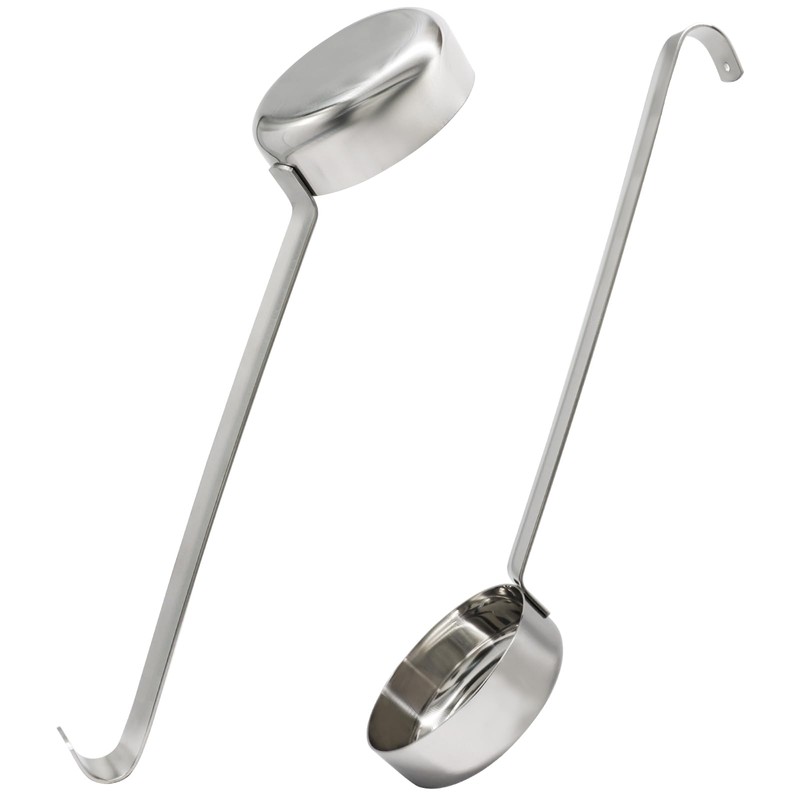 Bivethoi 3 oz 10.55" Stainless Steel Pizza Sauce Spoon