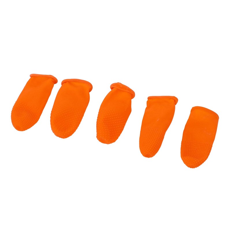 Disposable Finger Cots, 100 Pieces Waterproof Latex Finger Cots Protector