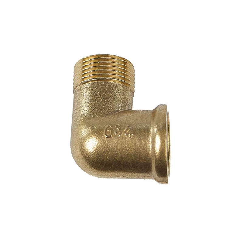 Thread in L Shape AG Female Fitting Double Nipple Sleeve