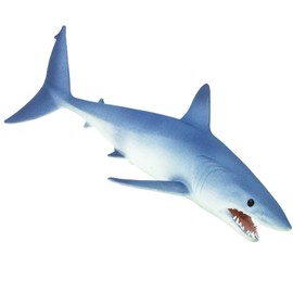 Safari Ltd. Mako Shark Figurine - Realistic 5.8" Plastic Figure - Educational Toy for Boys, Girls, and Kids Ages 3+