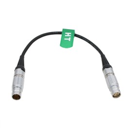 HangTon 24V Power Cable for RED V-Raptor XL | Ranger Camera, Steadicam M-1 M-2 3 Pin Male to Female 4 Pin, 30cm