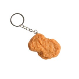TengRiah Imitation Food Keychains French Fries Chicken Nuggets Chicken Wings Eggs Creative Food Keychains Fun Handbags Car Keychains-3