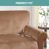 Turquoize Velvet Sofa Slipcover Stretch Extra Large Couch Covers for