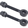 IRONTITE® 2 Pack Black Gate Hinges Eye Bolt, 12mm x