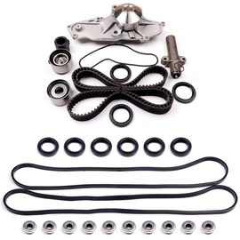 KEYALL Engine Timing Belt Kit with Valve Cover Gasket Set Fit For Acura CL 2001-2003,For Acura MDX 2001-2002,For Acura TL 2000-2003,For Honda Odyssey 1999-2004,Pilot 2003-2004,