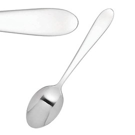 Utopia F15008-000000-B01012 18/0 Stainless Steel Manhattan Tea Spoon, Pack of 12