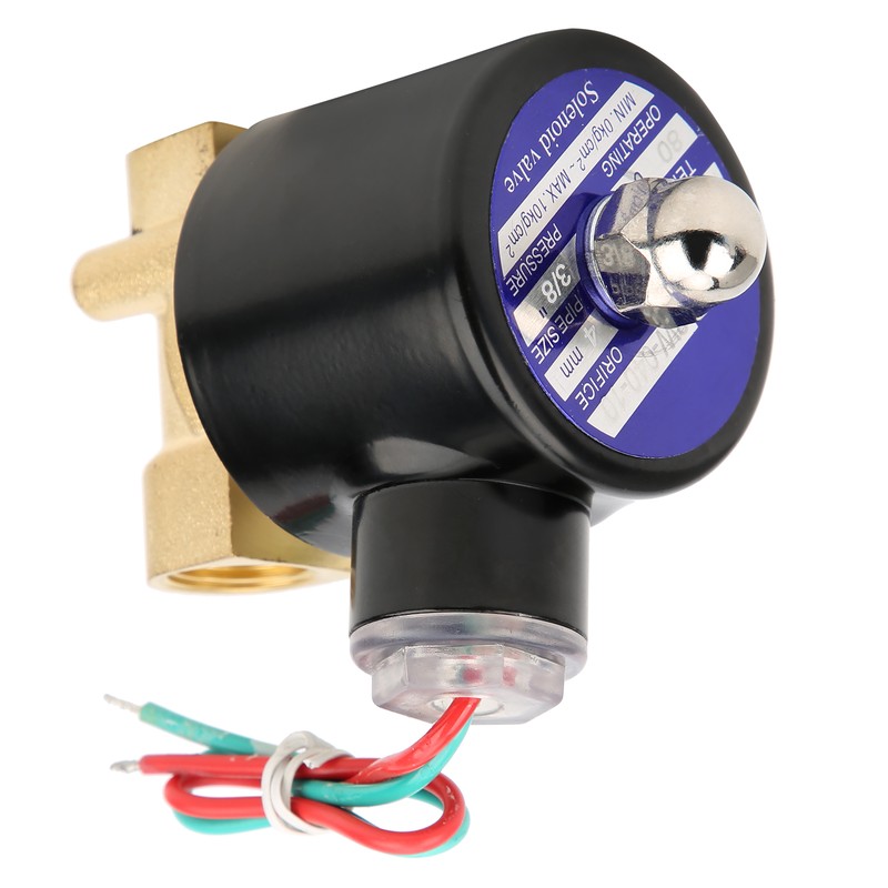 G3/8in Brass Valve Water Pressure Mechanical Normal Closed Direct Acting