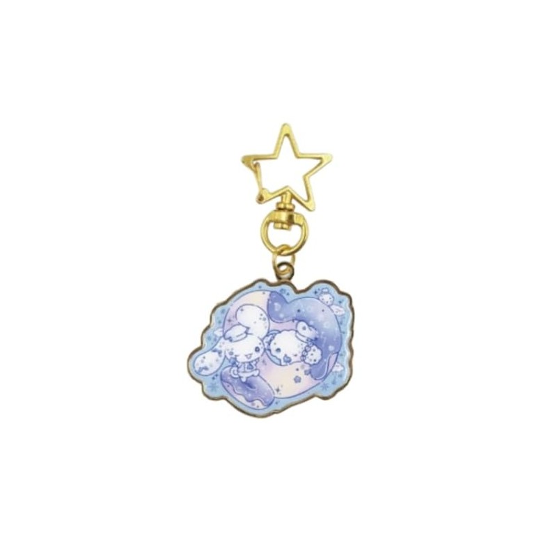 Marimo Craft SRDM-020 Metal Key Holder, PU Cinnamoroll, Kogimyun x