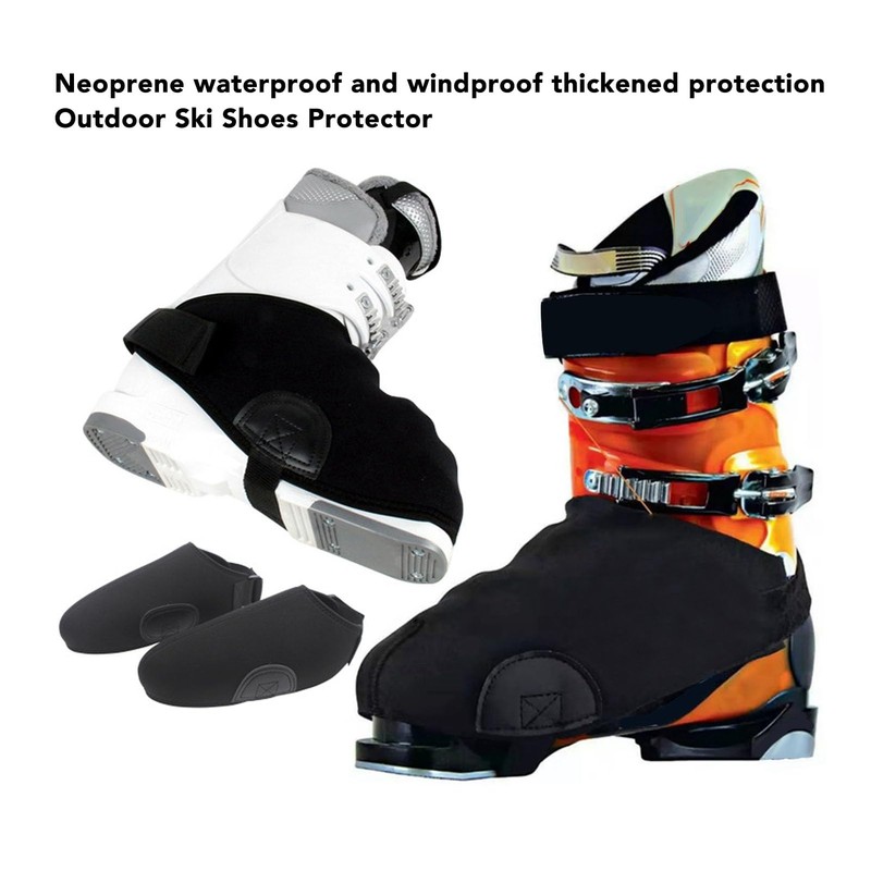 Neoprene Ski Boot Covers, Warm Windproof Snow Shoes Protector with