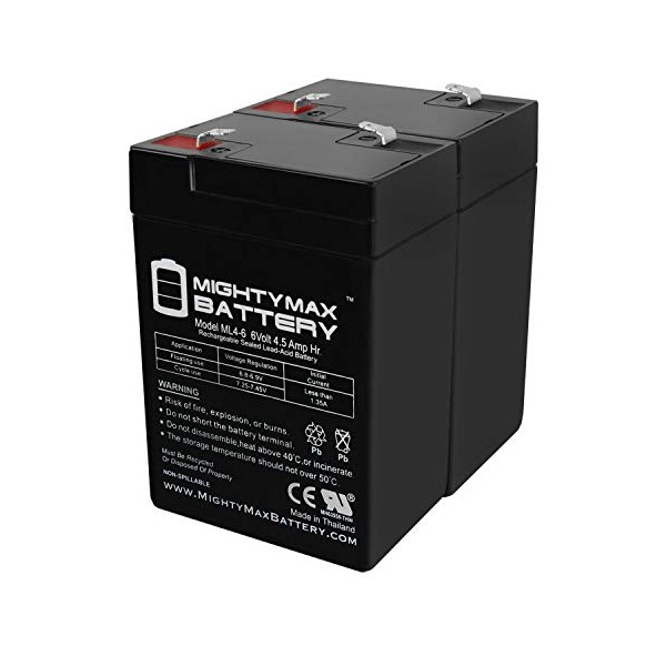 6V 4.5AH Battery for Wildgame Innovations Feeder - 2 Pack