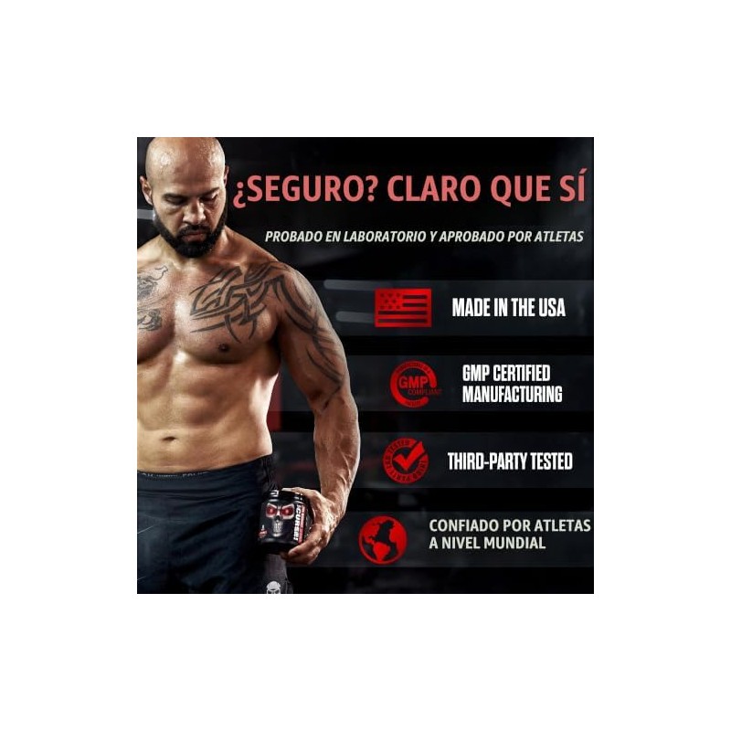 JNX SPORTS The Curse Pre Workout Powder for Men Women,