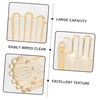 WOONEKY Thickened Glass Beauty Brush Storage Bucket Makeup Brush Holder