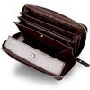 Morina Cowhide Long Wallet, Zips Around, Garcons Wallet, Wide Opening,