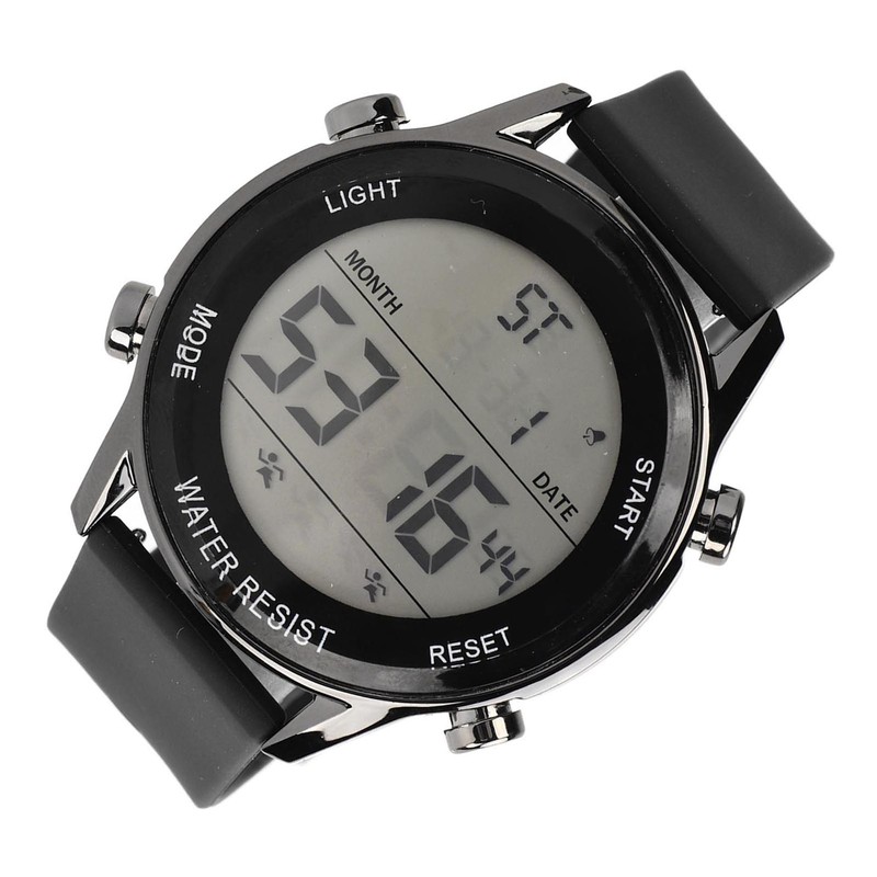 Digital Chronograph Watch WR50M Waterproof Luminous Large Screen Outdoor Sports